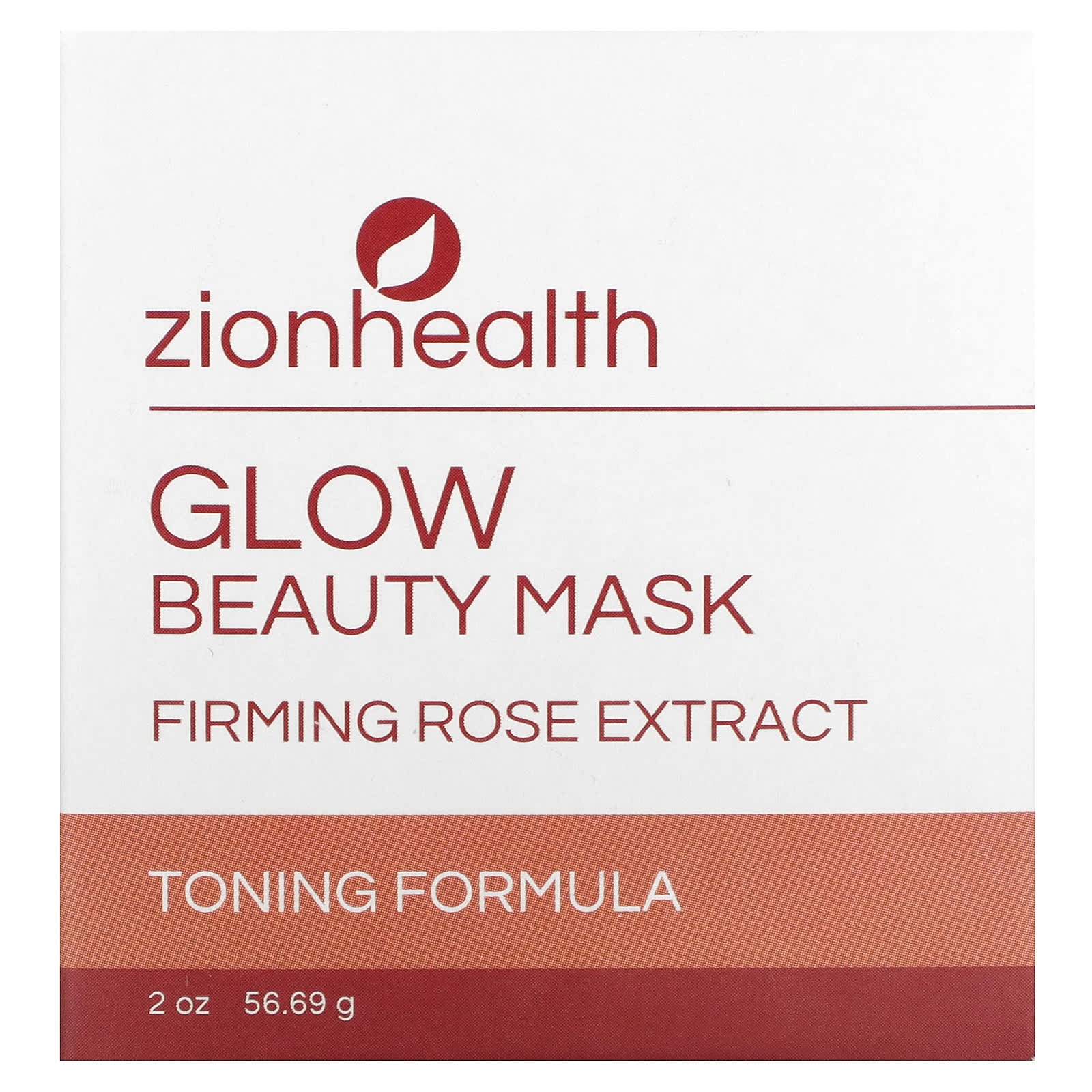 Zion Health, Glow Beauty Mask, Firming Rose Extract, 2 oz (56.69 g) - Image 2
