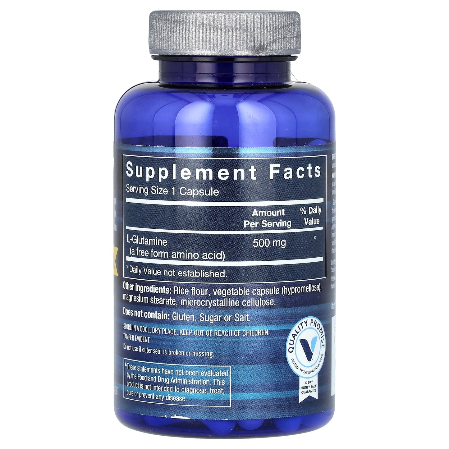 BodyTech L-Glutamine 500mg - Boost Muscle Recovery & Immune Function - Image 2