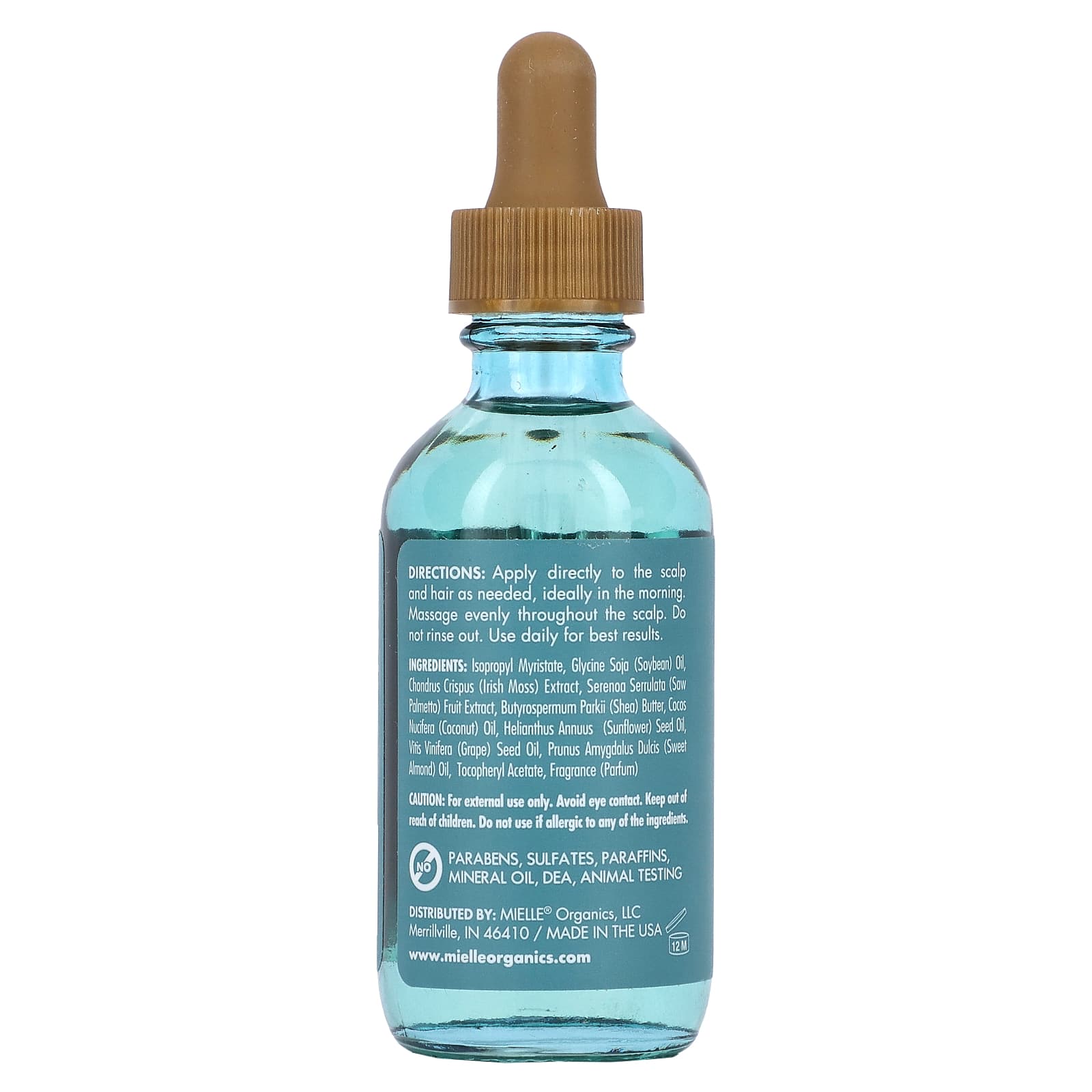 Mielle, Anti-Shedding Scalp & Hair Oil, Sea Moss, 2 fl oz (59 ml) - Image 2