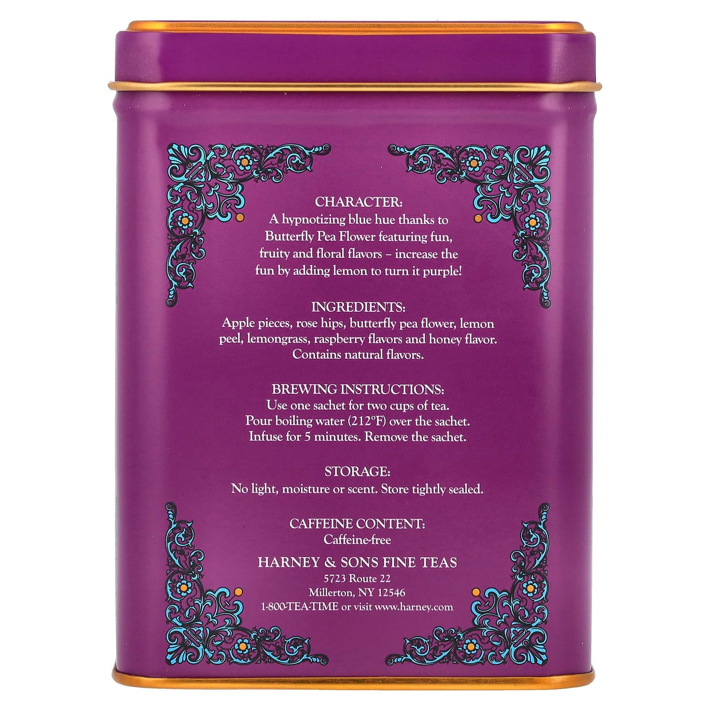 Harney & Sons Indigo Punch Tea Blends - 20 Sachets, 1.4 oz (40g) - Image 2
