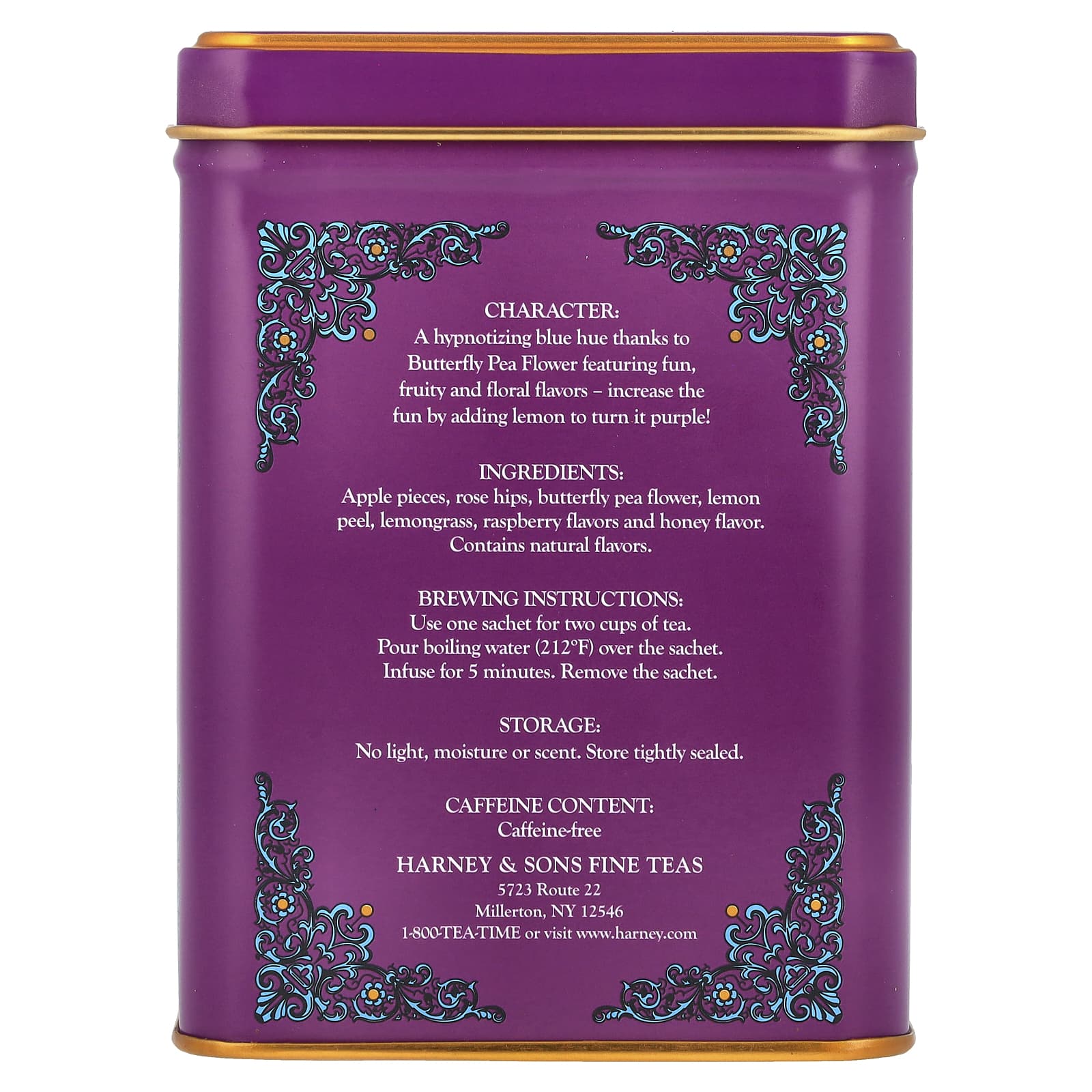 Harney & Sons Indigo Punch Tea Blends - 20 Sachets, 1.4 oz (40g) - Image 2