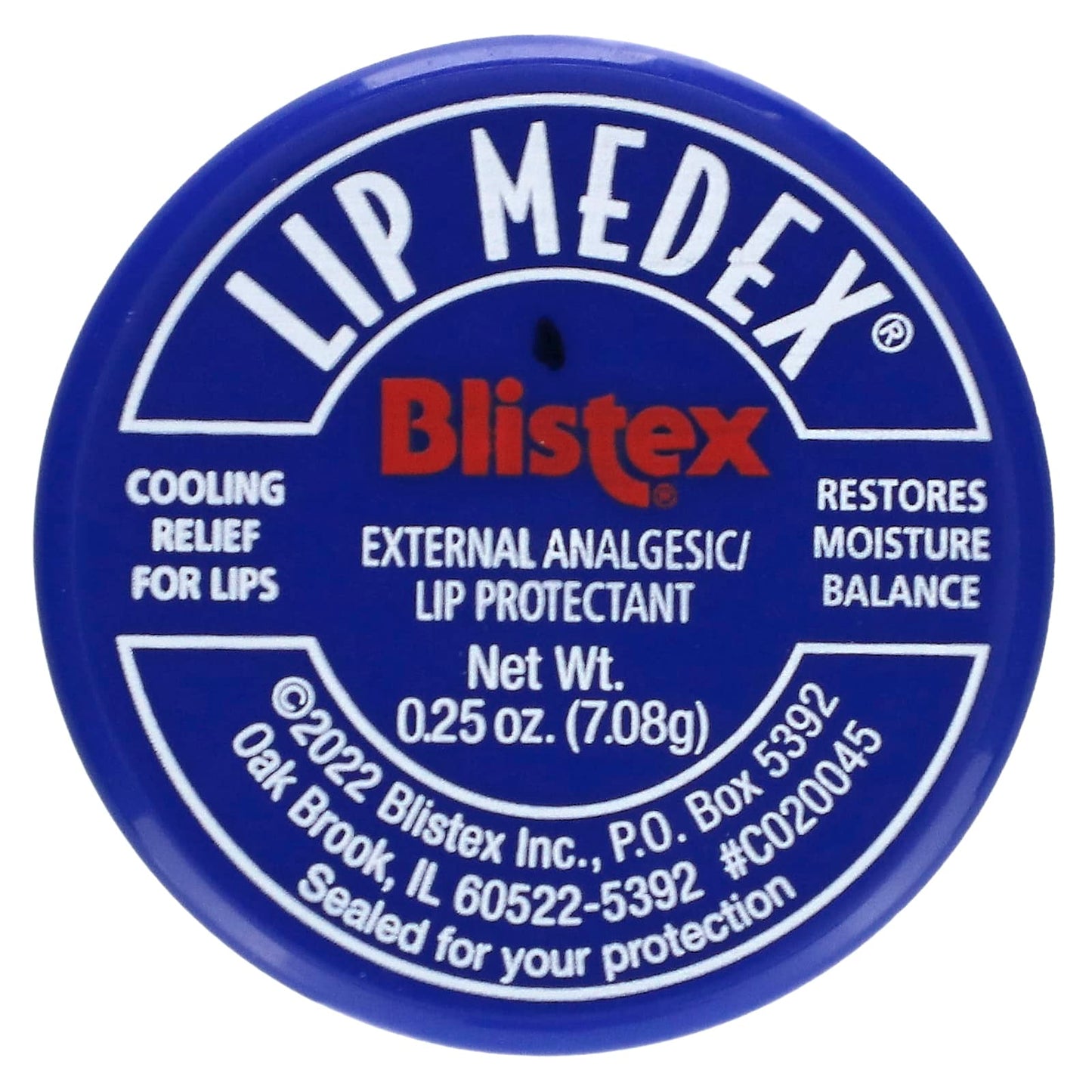 Blistex Lip Medex Cooling Lip Relief, 3 x 0.25 oz Jars - Image 1
