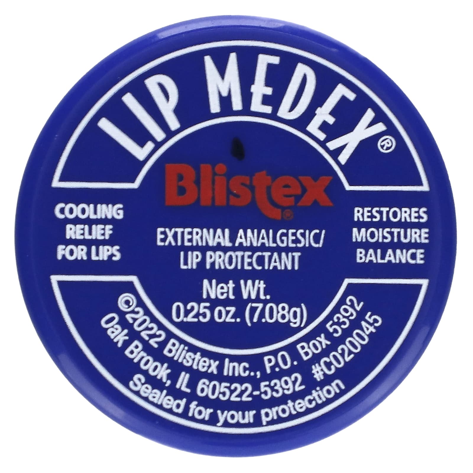 Blistex Lip Medex Cooling Lip Relief, 3 x 0.25 oz Jars - Image 1