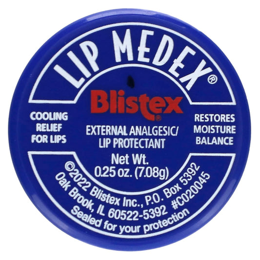 Blistex Lip Medex Cooling Lip Relief, 3 x 0.25 oz Jars - Image 1