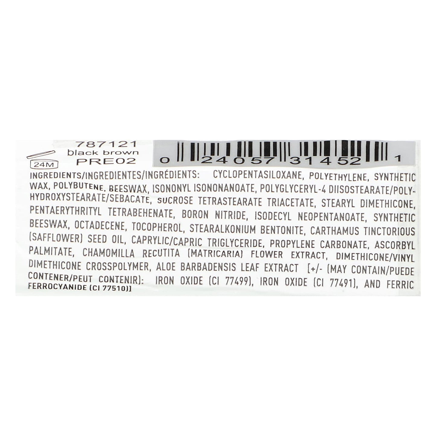 Palladio, Retractable Waterproof Eye Liner, Black Brown PRE02, 0.01 oz (0.28 g) - Image 2