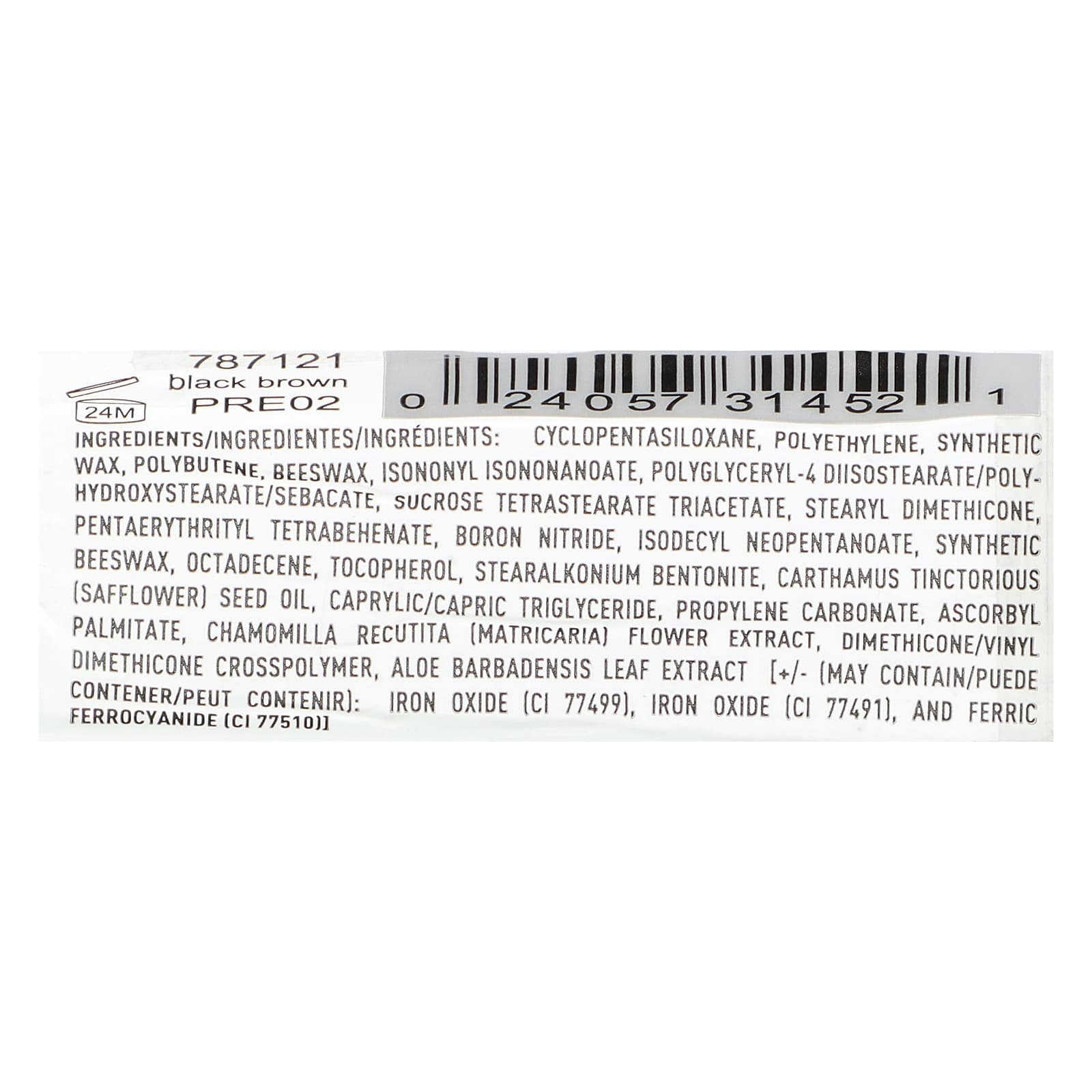 Palladio, Retractable Waterproof Eye Liner, Black Brown PRE02, 0.01 oz (0.28 g) - Image 2
