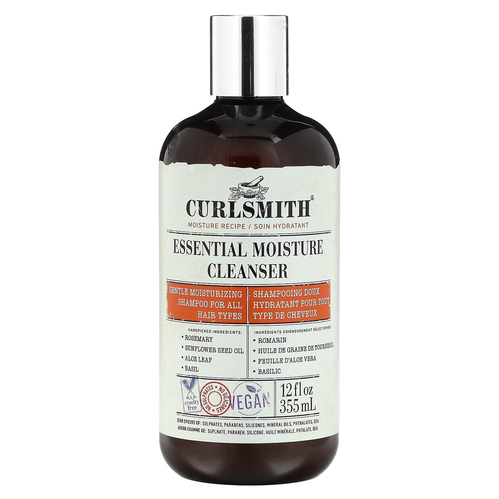 Curlsmith Essential Moisture Cleanser for All Hair Types, 12 fl oz - Image 1