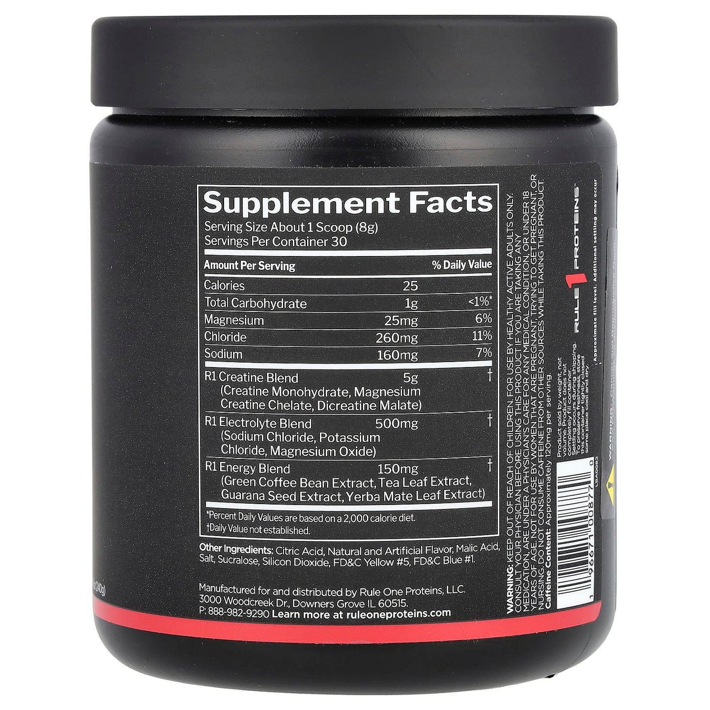 Rule One Proteins, Charged Creatine, Sour Candy, 8.47 oz (240 g) - Image 2