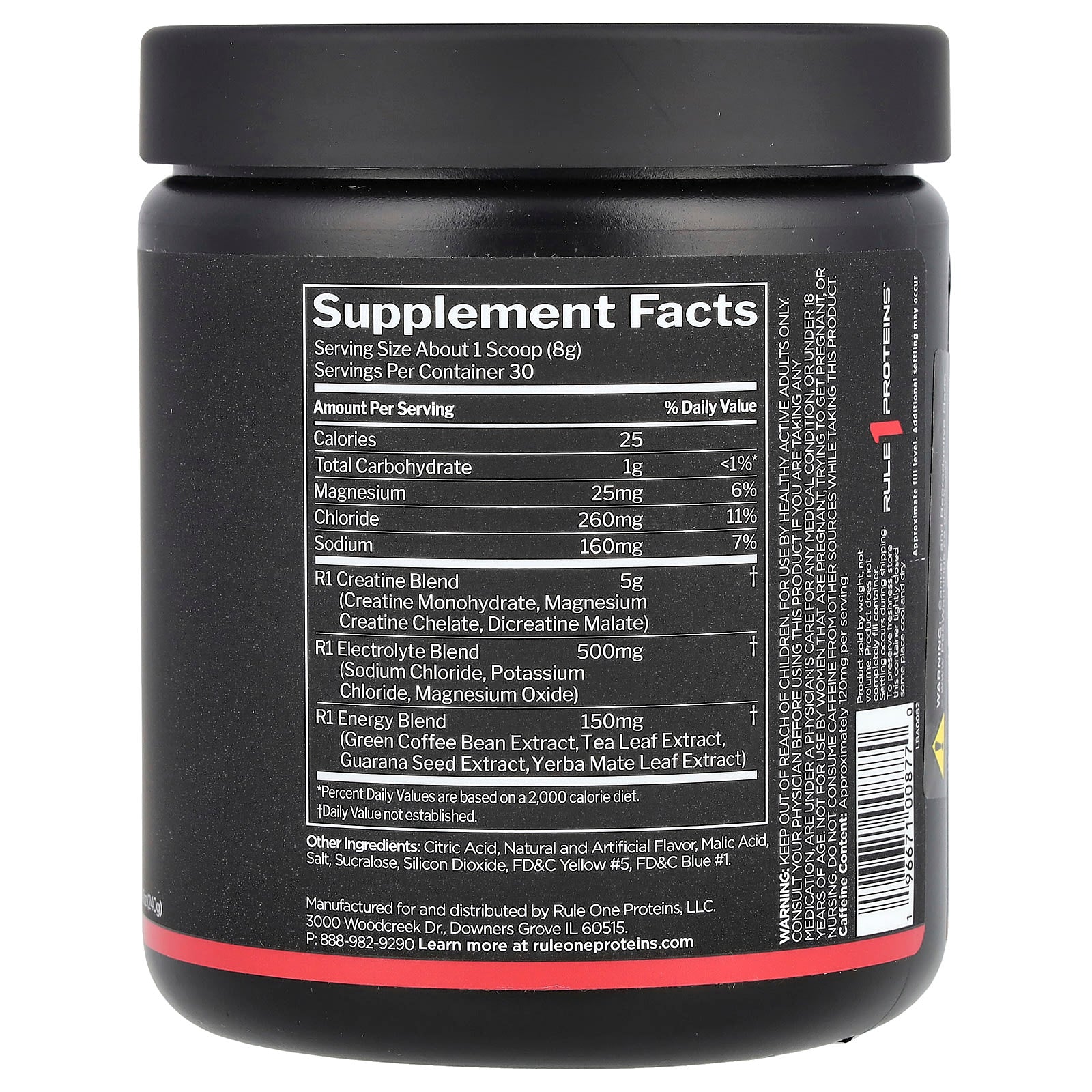 Rule One Proteins, Charged Creatine, Sour Candy, 8.47 oz (240 g) - Image 2