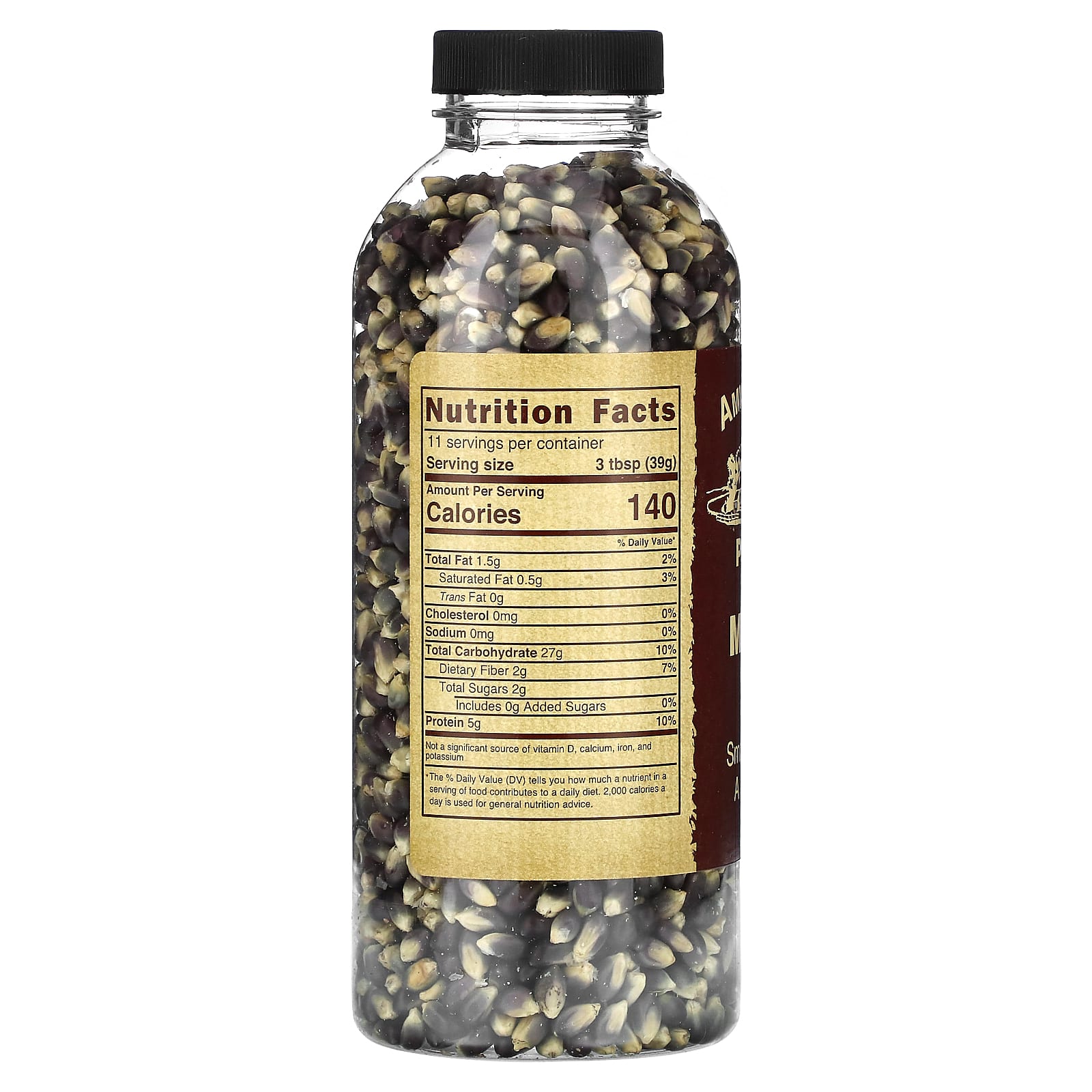 Midnight Blue Amish Country Popcorn, Non-GMO & Kosher, 14 oz (425 g) - Image 2
