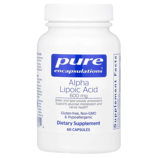 Pure Encapsulations, Alpha Lipoic Acid, 600 mg, 60 Capsules - Image 1