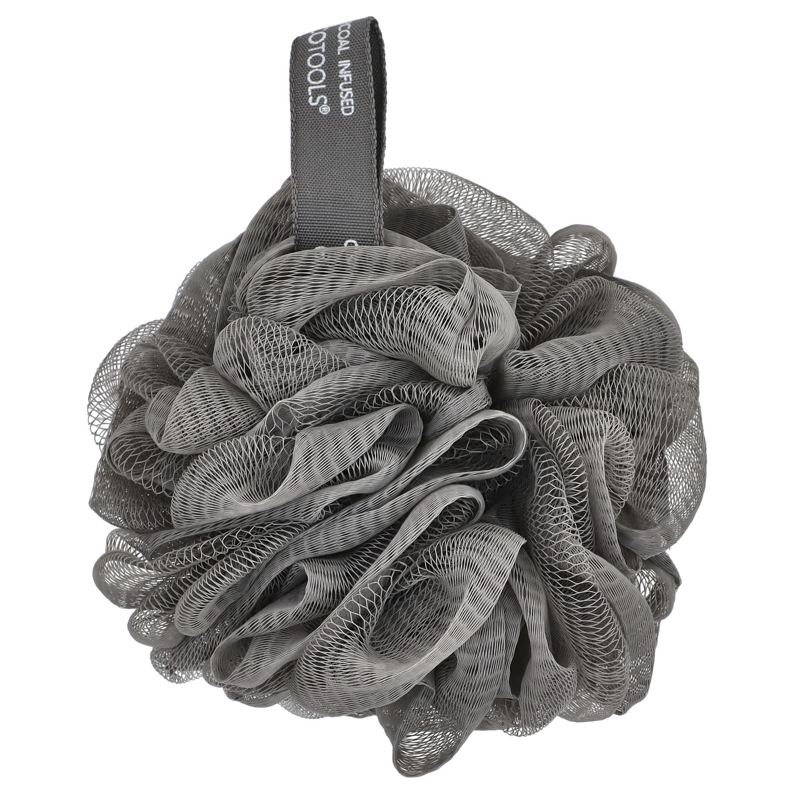 EcoTools Charcoal EcoPouf: Gentle Charcoal Bath Sponge for Detoxifying Cleansing - Image 1