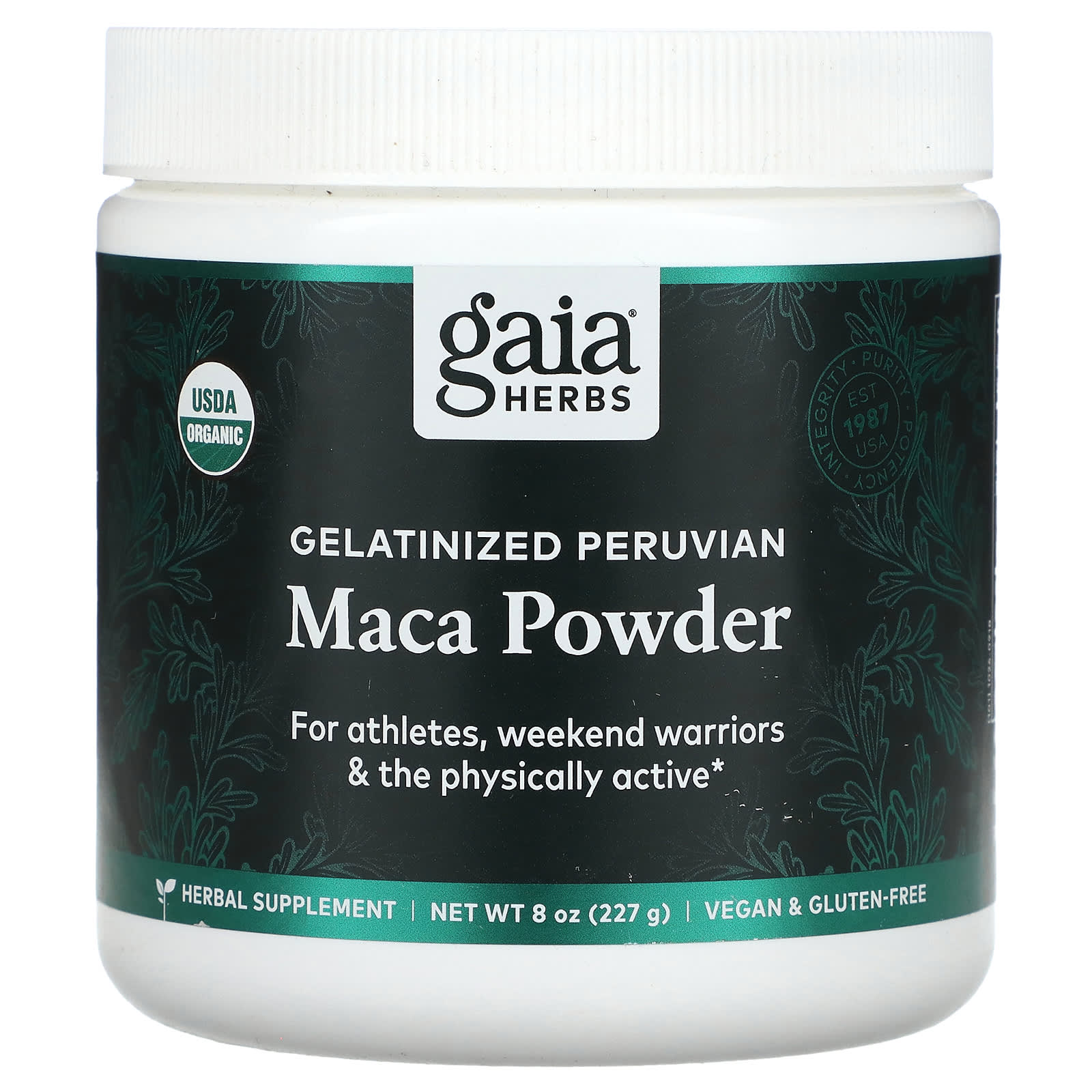 Gaia Herbs Gelatinized Peruvian Maca Powder for Energy & Stamina - Image 1