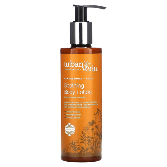 Urban Veda, Soothing Body Lotion, Sandalwood + Aloe, 8.5 fl oz (250 ml) - Image 1