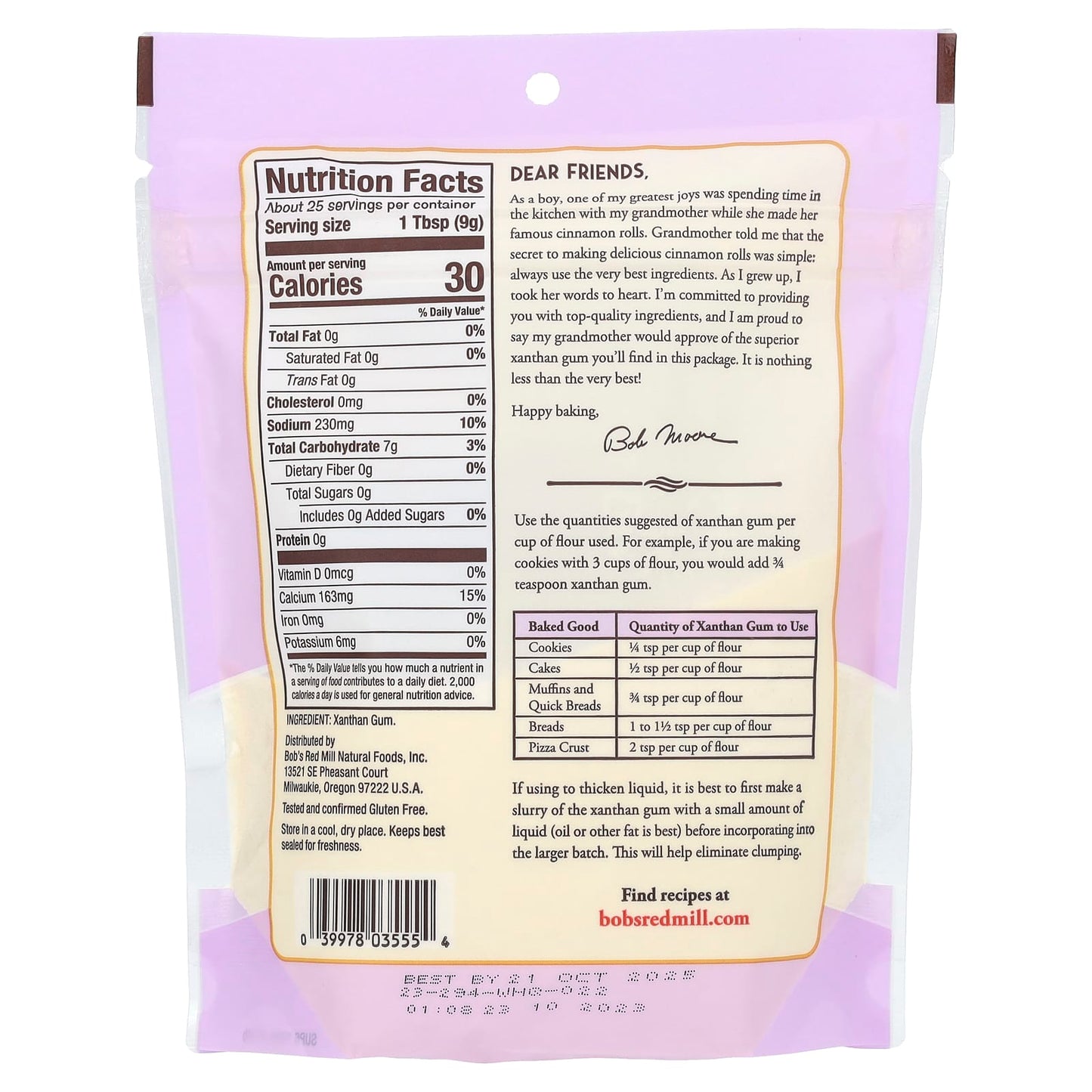 Gluten-Free Xanthan Gum Powder by Bob's Red Mill - 8 oz - Image 2