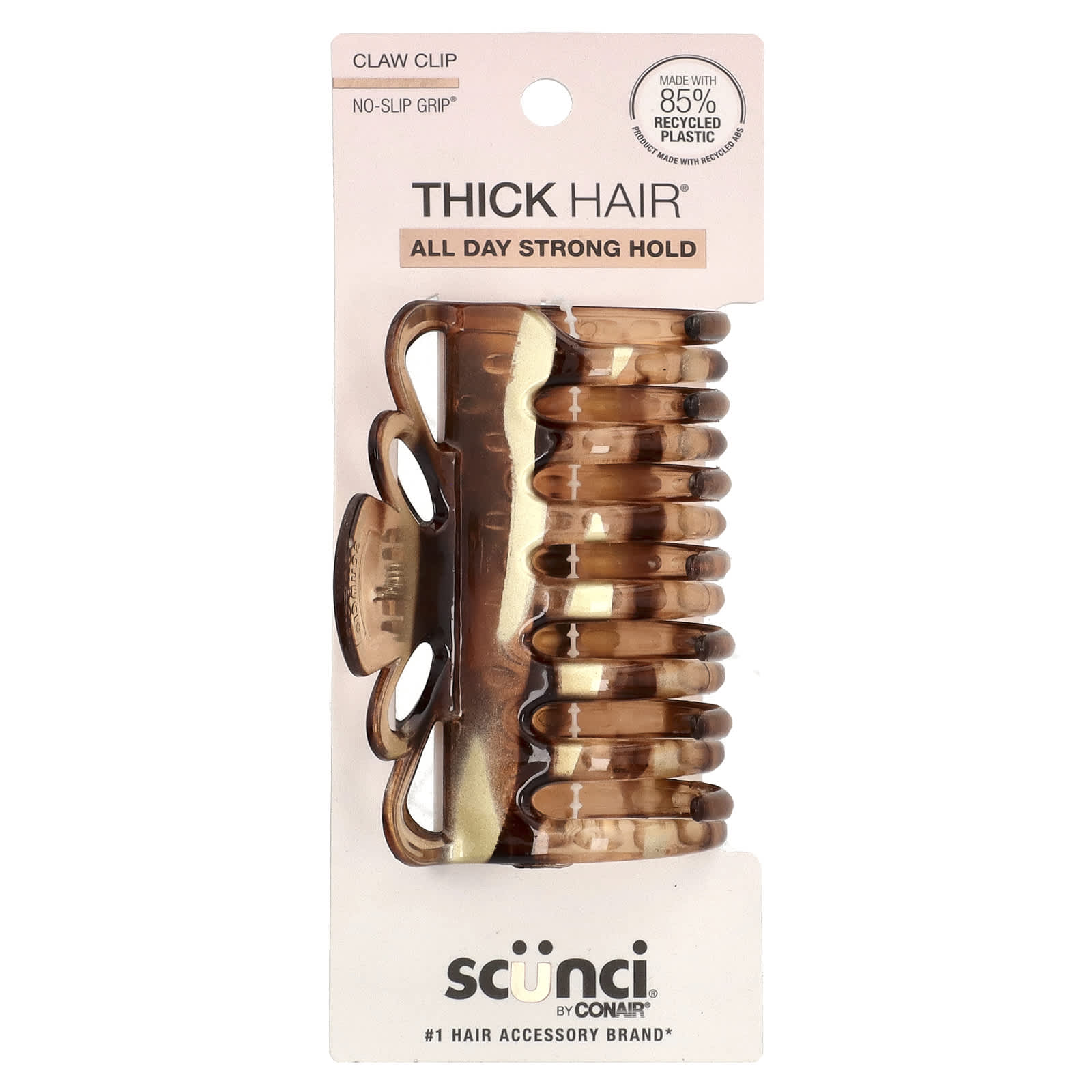 Scunci, Thick Hair®, No-Slip Grip®, Claw Clip, 1 Count - Image 1