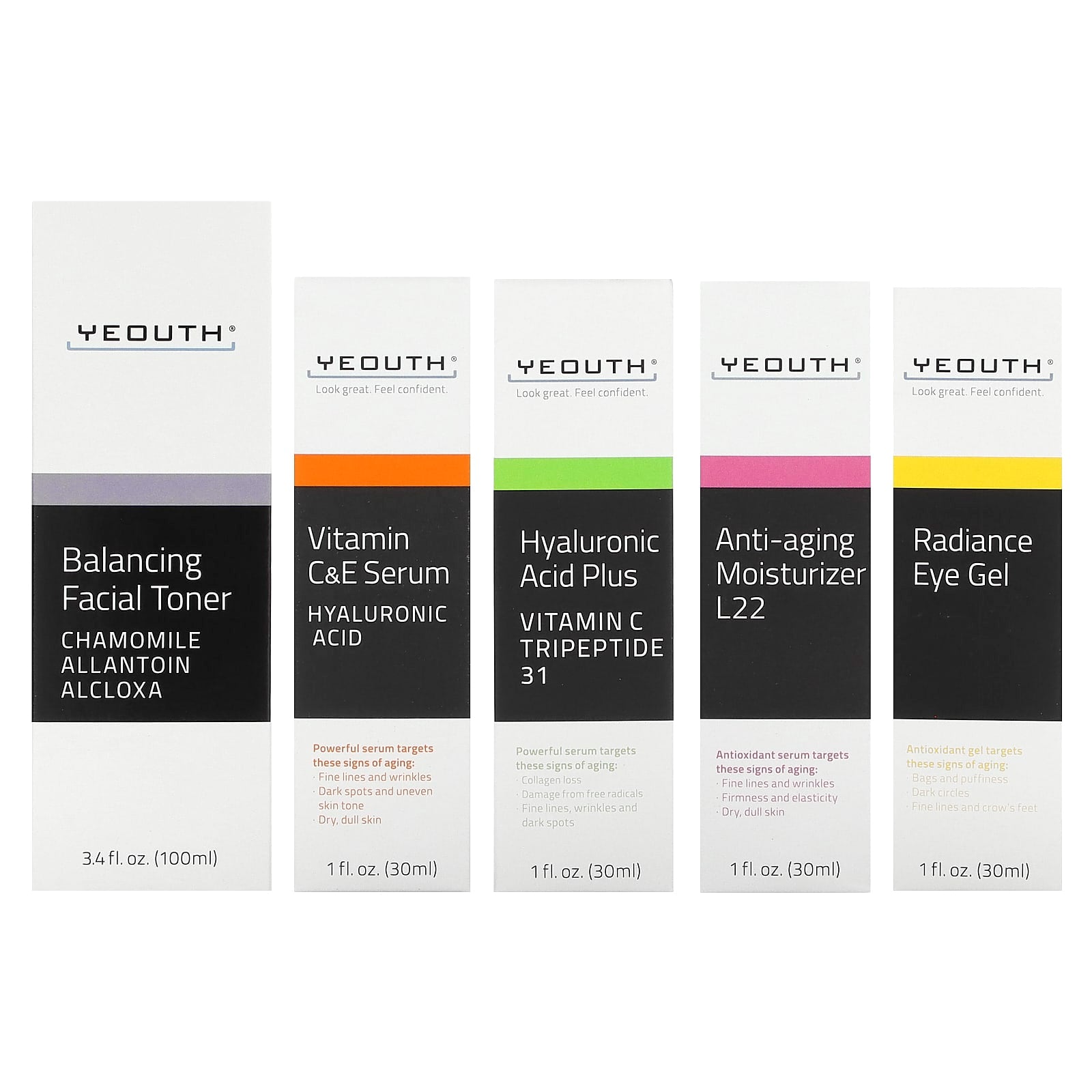 YEOUTH, Find Your Y, 5 Piece Set - Image 2