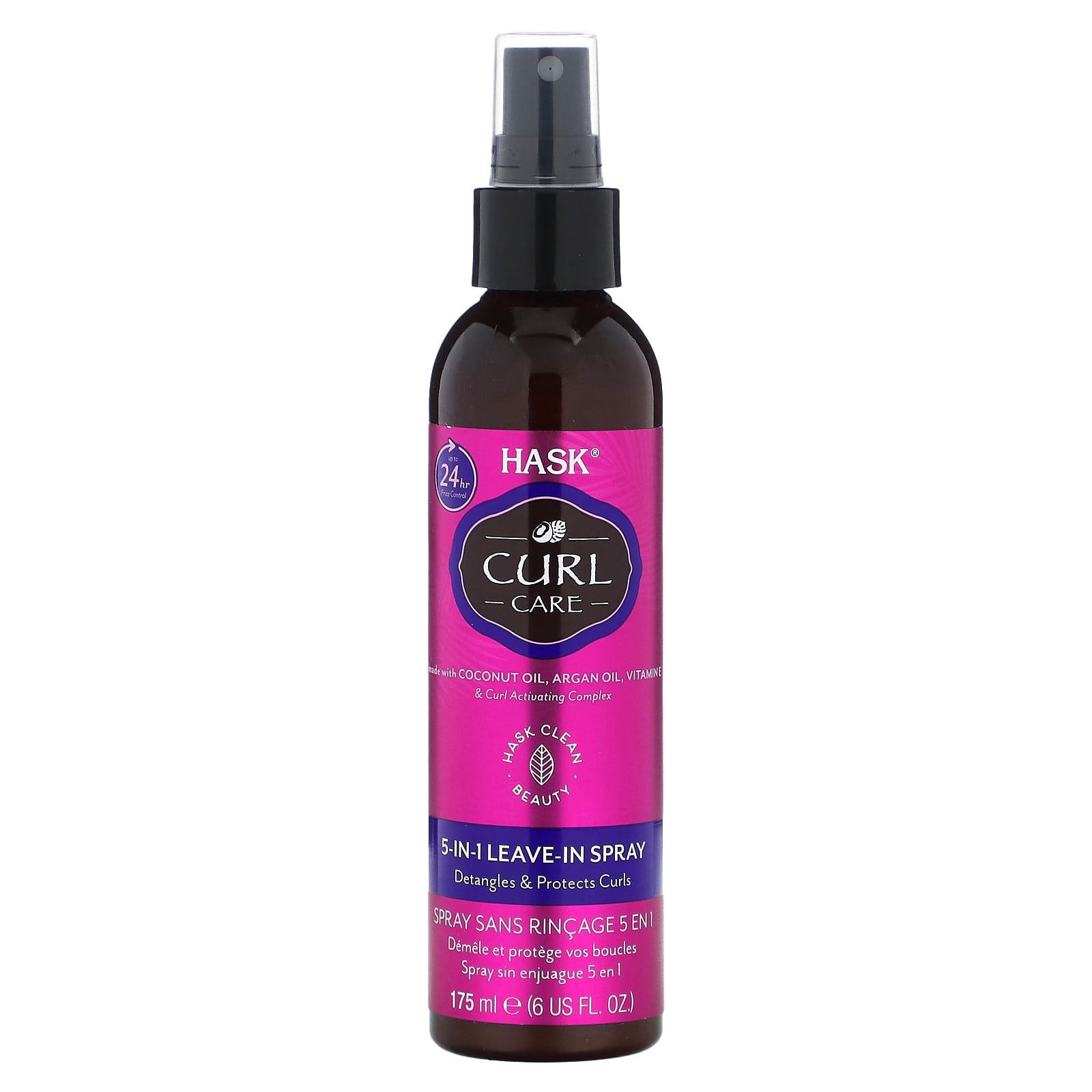 Hask Beauty 5-in-1 Leave-In Curl Sprays for 24HR Frizz Control & Defined Curls - Image 1