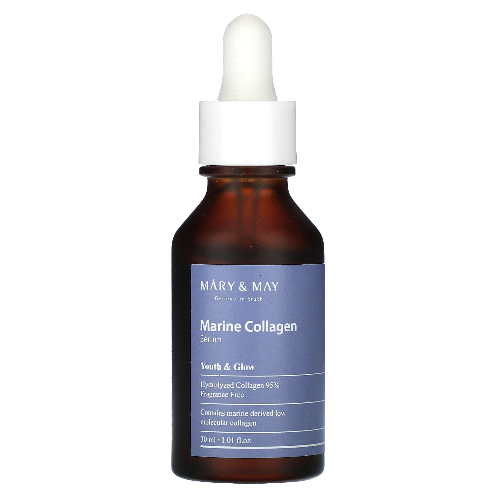 Mary & May, Marine Collagen Serum, 1.01 fl oz (30 ml) - Image 1