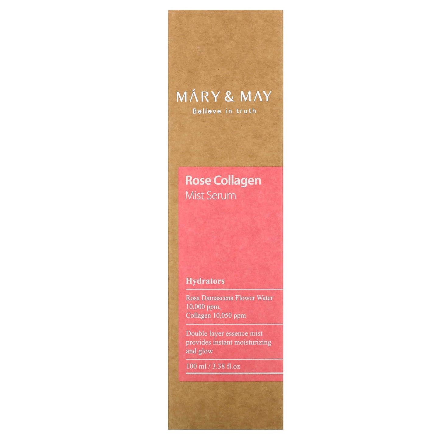 Mary & May, Rose Collagen Mist Serum, 3.38 fl oz (100 ml) - Image 2