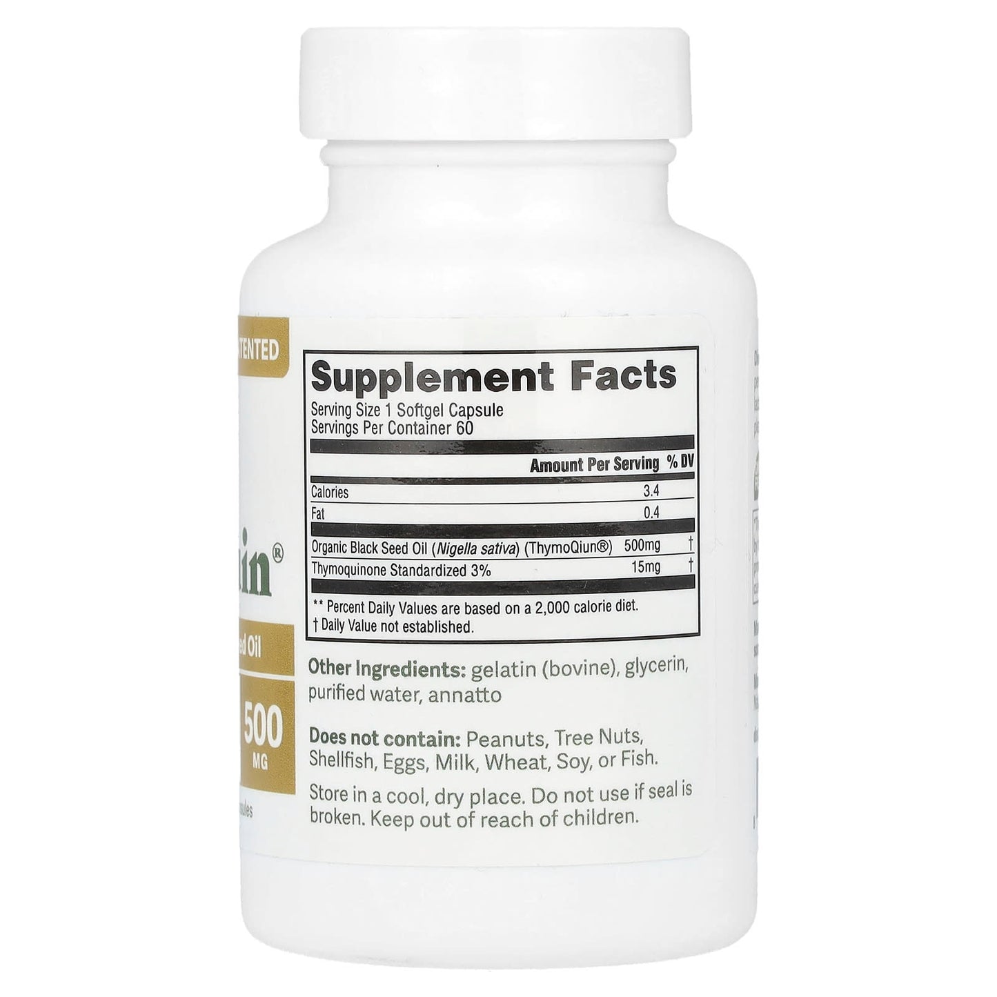 ThymoQuin® - Organic Black Seed Oil, 60 Soft Gel Capsules by Dr. Murray's - Image 2
