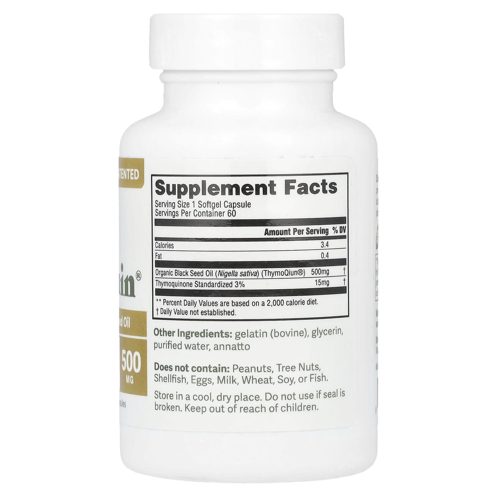 ThymoQuin® - Organic Black Seed Oil, 60 Soft Gel Capsules by Dr. Murray's - Image 2