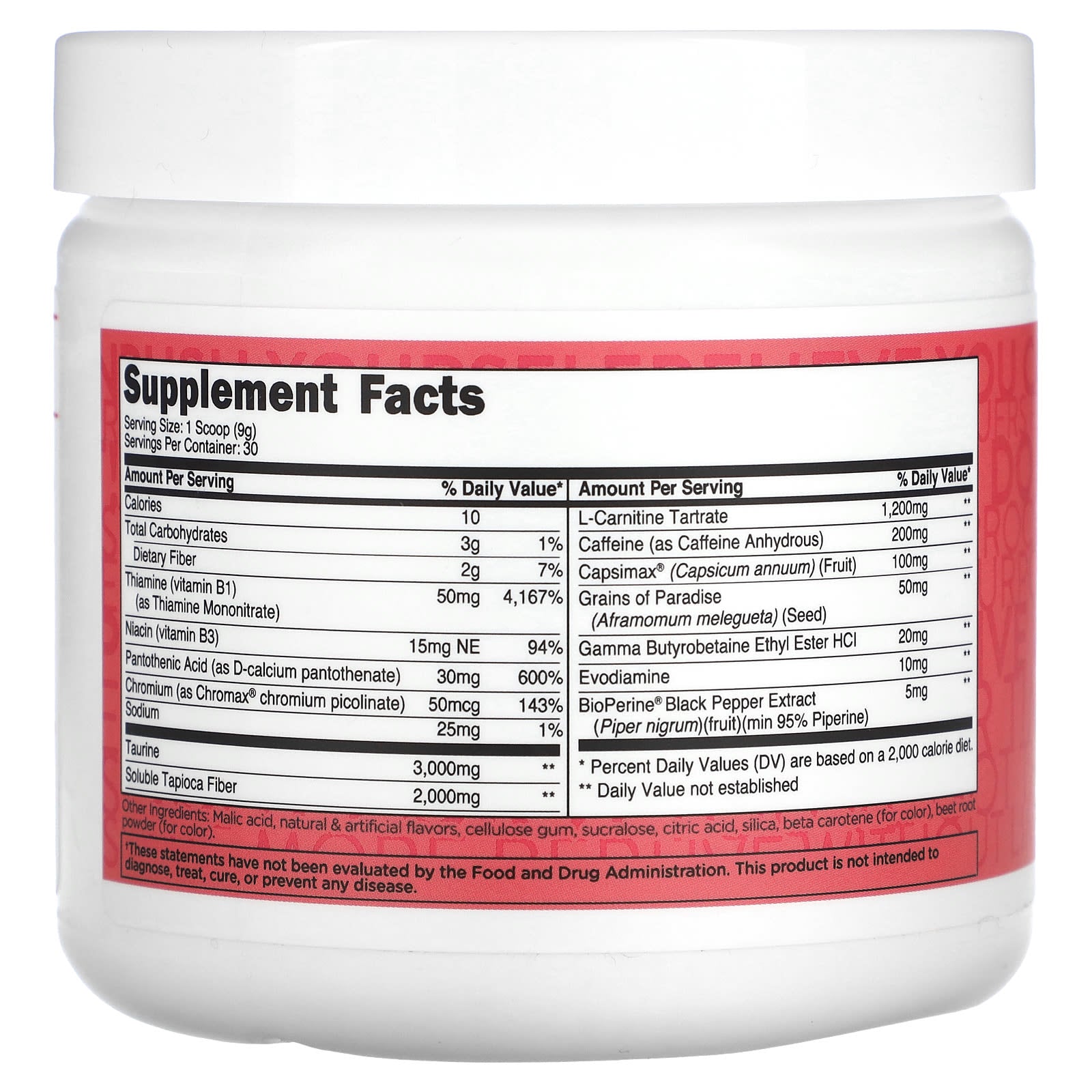 TransformHQ, Super Burner, Thermogenic Drink Mix, Pineapple Guava, 9.6 oz (270 g) - Image 2