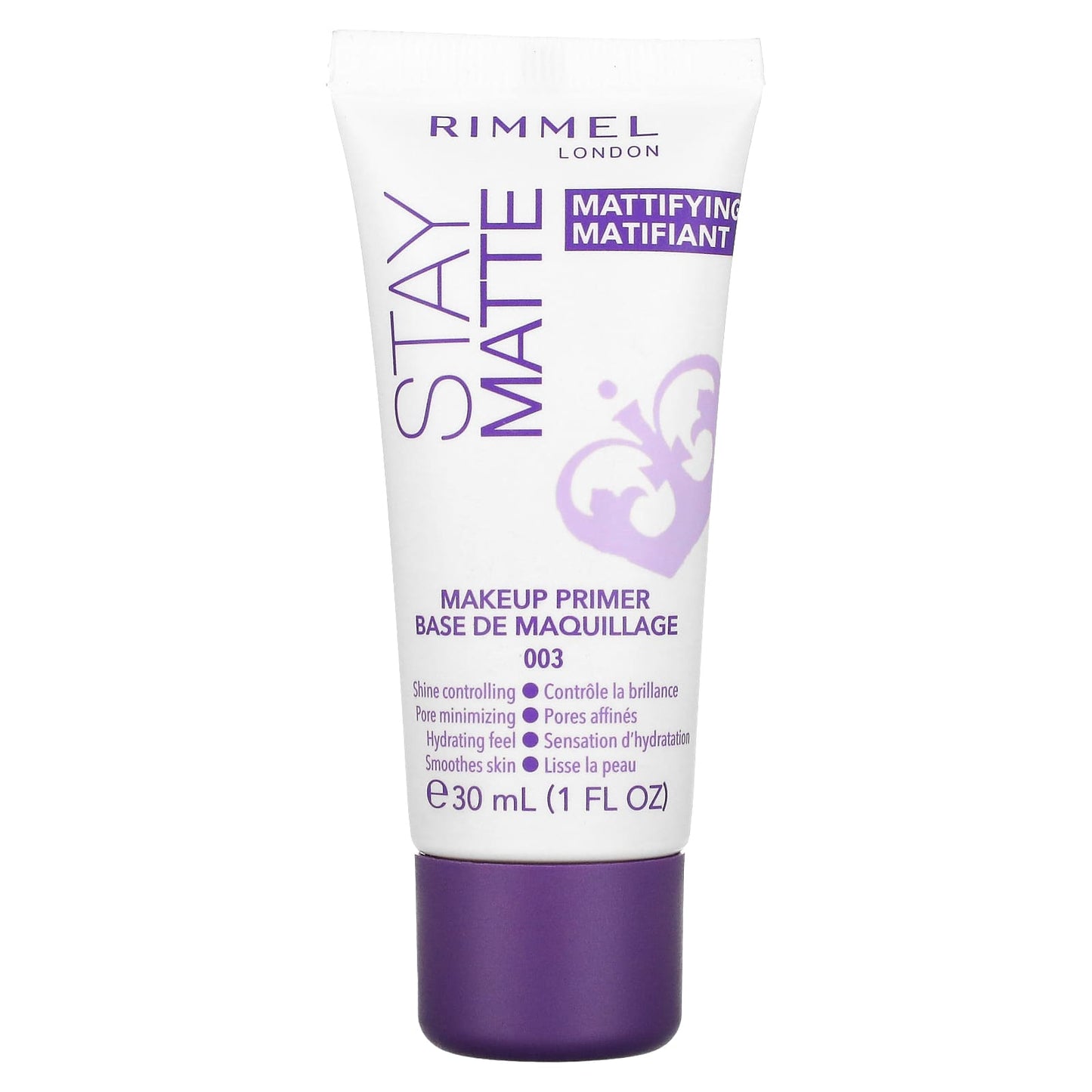 Rimmel London, Stay Matte, Mattifying Makeup Primer, 1 fl oz (30 ml) - Image 1