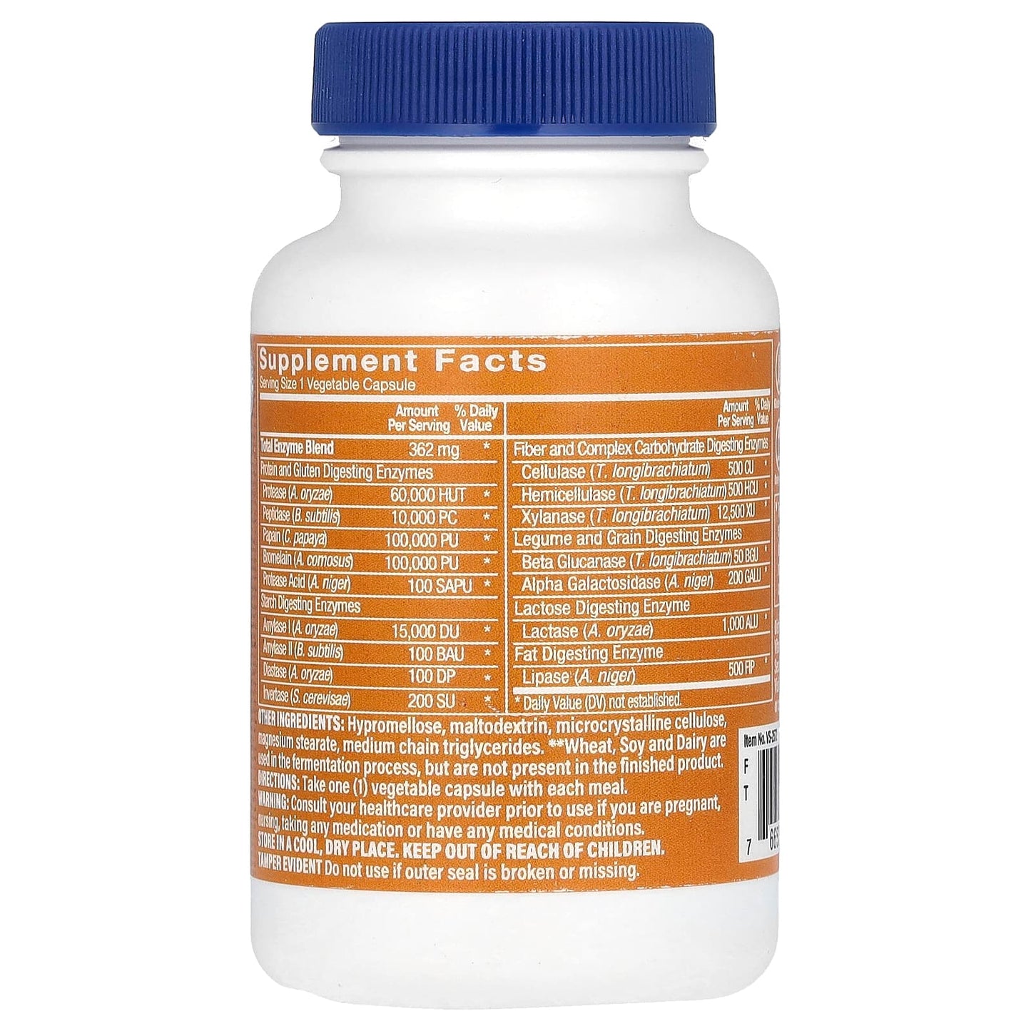 The Vitamin Shoppe, Digest Extra, 90 Vegetable Capsules - Image 2