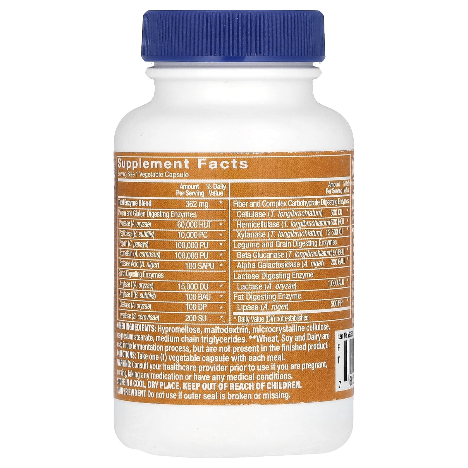 The Vitamin Shoppe, Digest Extra, 90 Vegetable Capsules - Image 2
