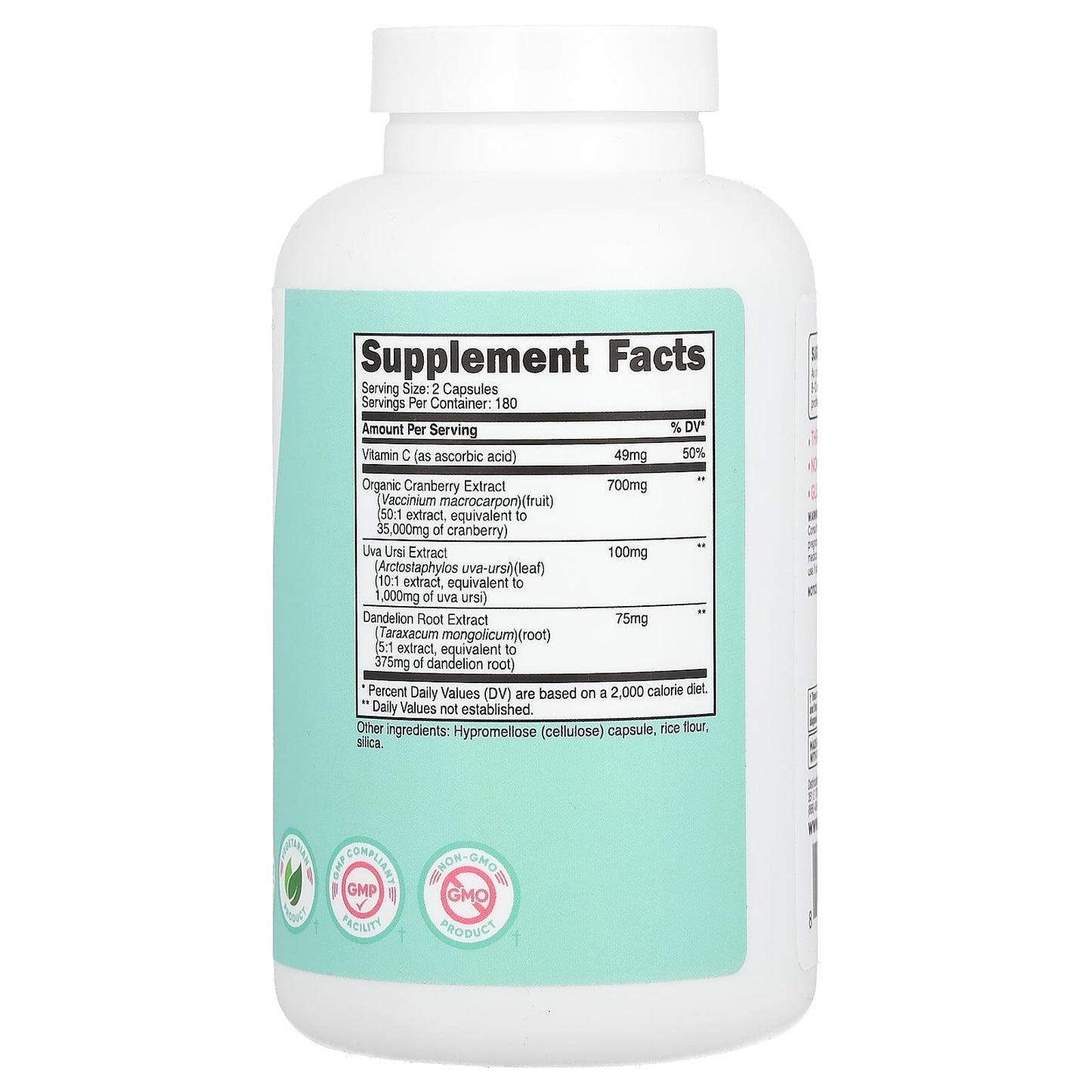Nutricost, Women, Cranberry Extract, 180 Capsules - Image 2