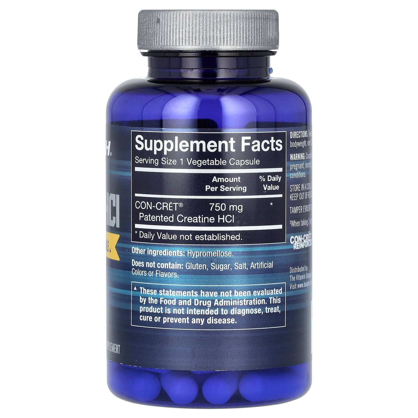 Boost Muscle Strength & Endurance with BodyTech Creatine HCl 750mg - Image 2
