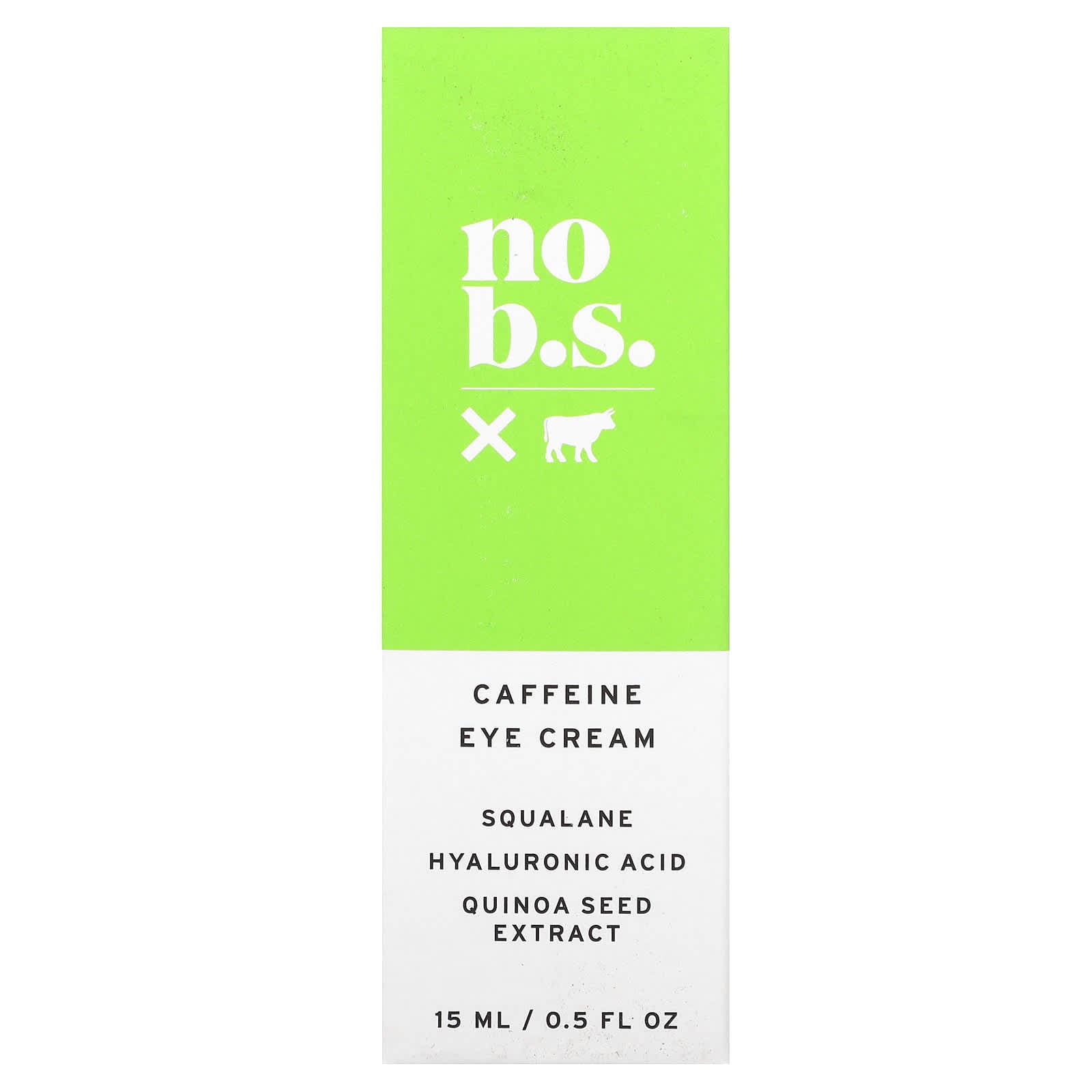 No BS Skincare, Caffeine Eye Cream , 0.5 fl oz (15 ml) - Image 2