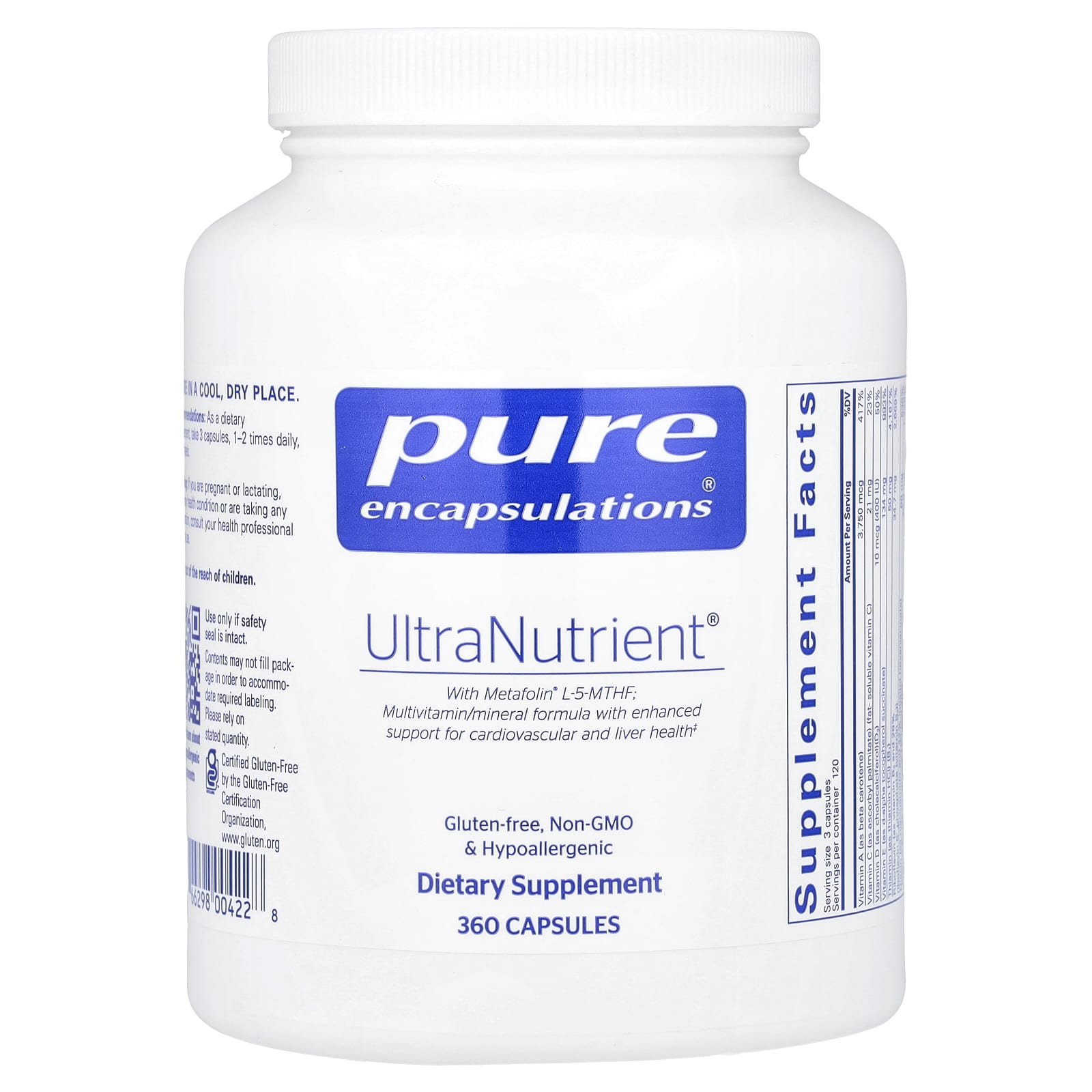 Pure Encapsulations, UltraNutrient®, 360 Capsules - Image 1