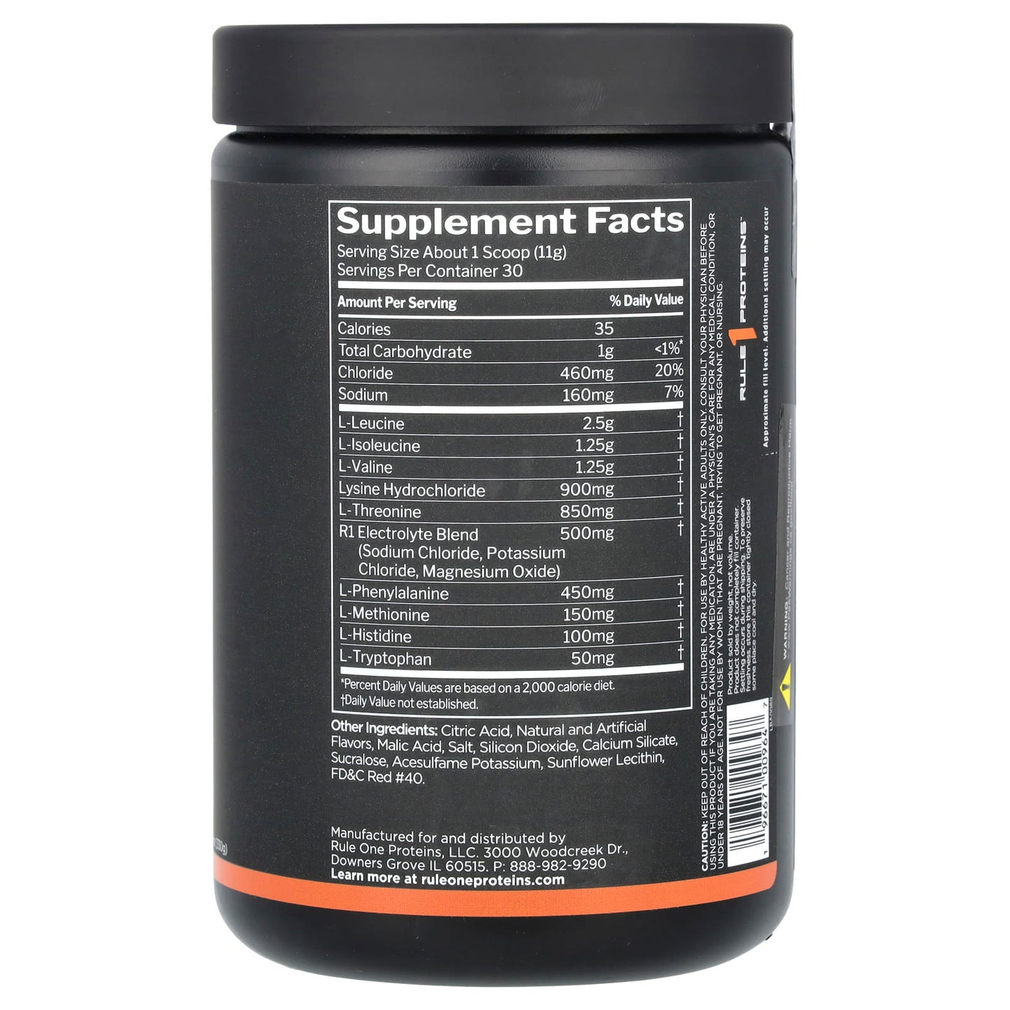 Rule One Proteins, Essential Amino 9, Fruit Punch, 11.64 oz (330 g) - Image 2