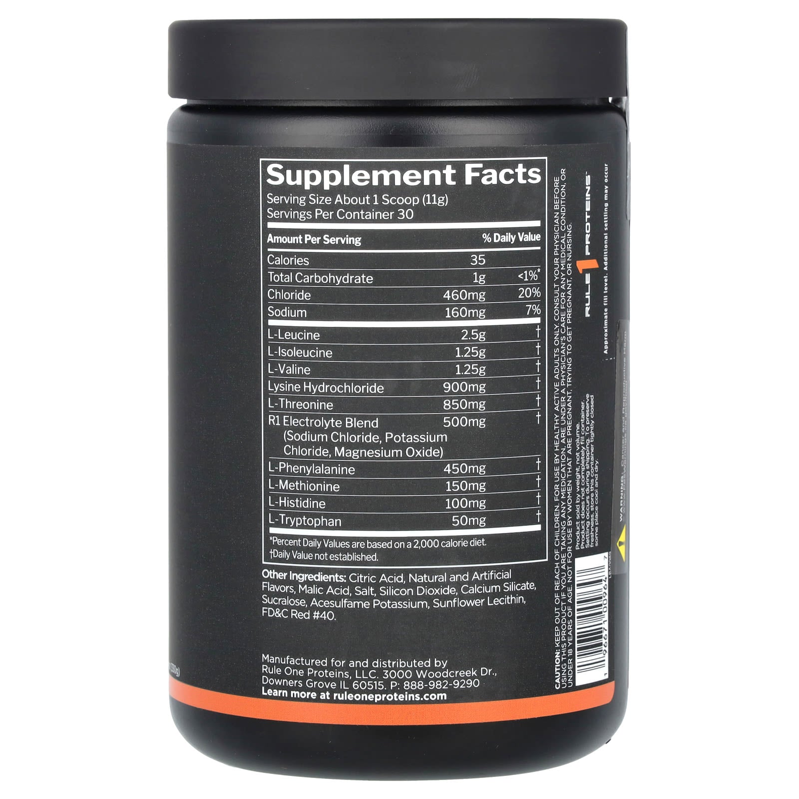Rule One Proteins, Essential Amino 9, Fruit Punch, 11.64 oz (330 g) - Image 2