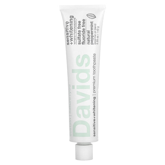 Natural, Sulfate-Free Toothpaste for Sensitivity, Whitening, and Fresh Breath - Davids - Image 1