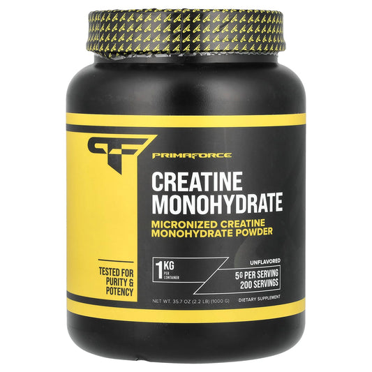Primaforce, Creatine Monohydrate, Unflavored, 2.2 lbs (1,000 g) - Image 1