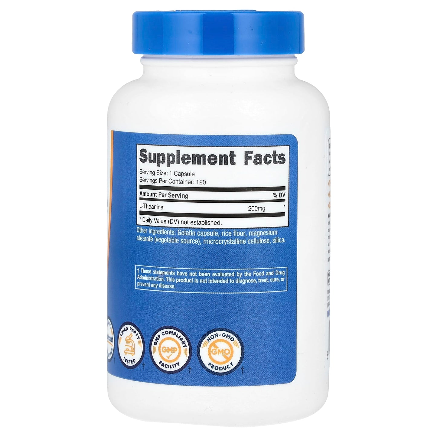 Nutricost, L-Theanine, 200 mg, 120 Capsules - Image 2