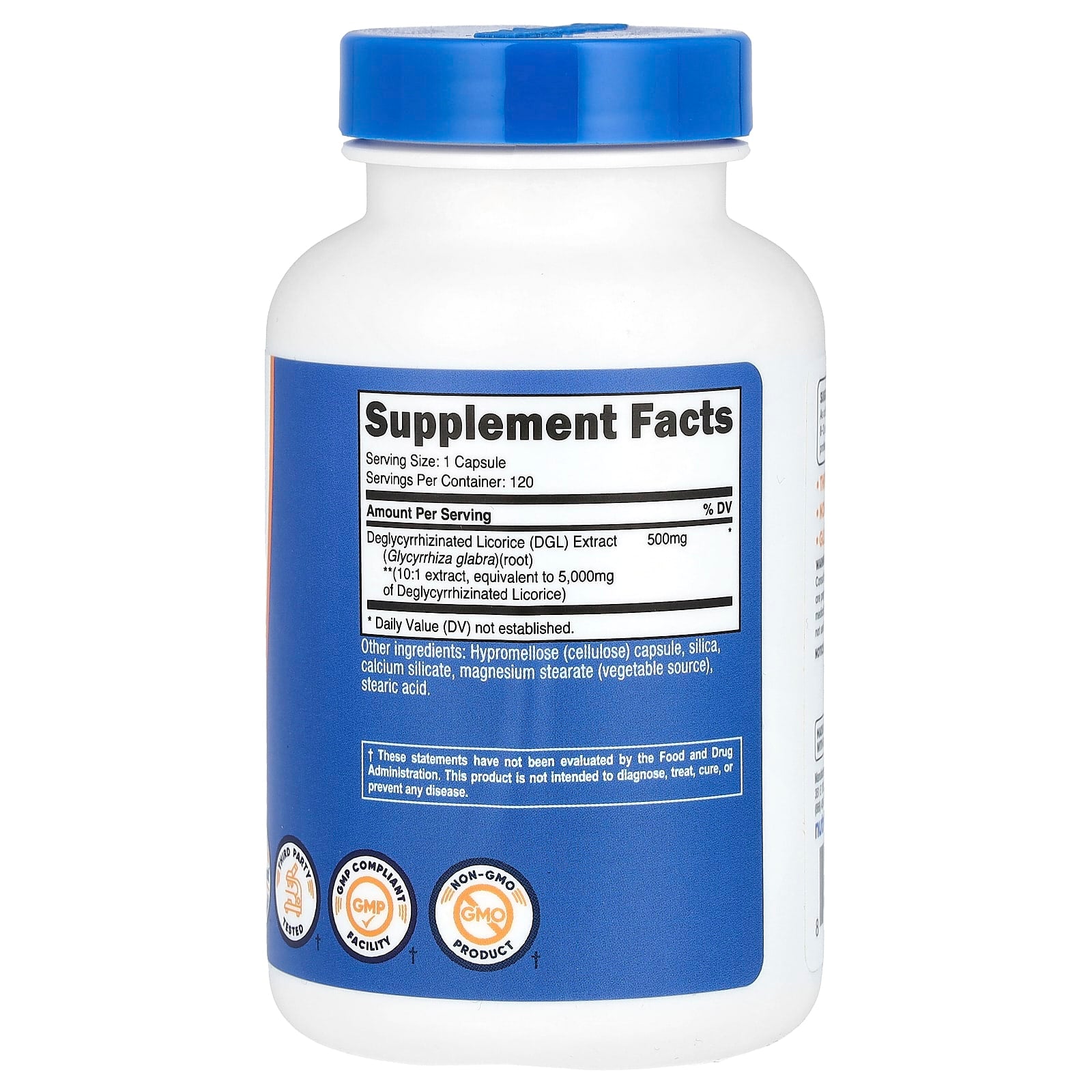 Nutricost, DGL, 5,000 mg, 120 Capsules - Image 2