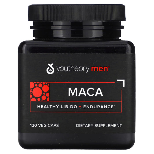 Youtheory, Men, Maca, 120 Veg Caps (500 mg Per Capsule) - Image 1