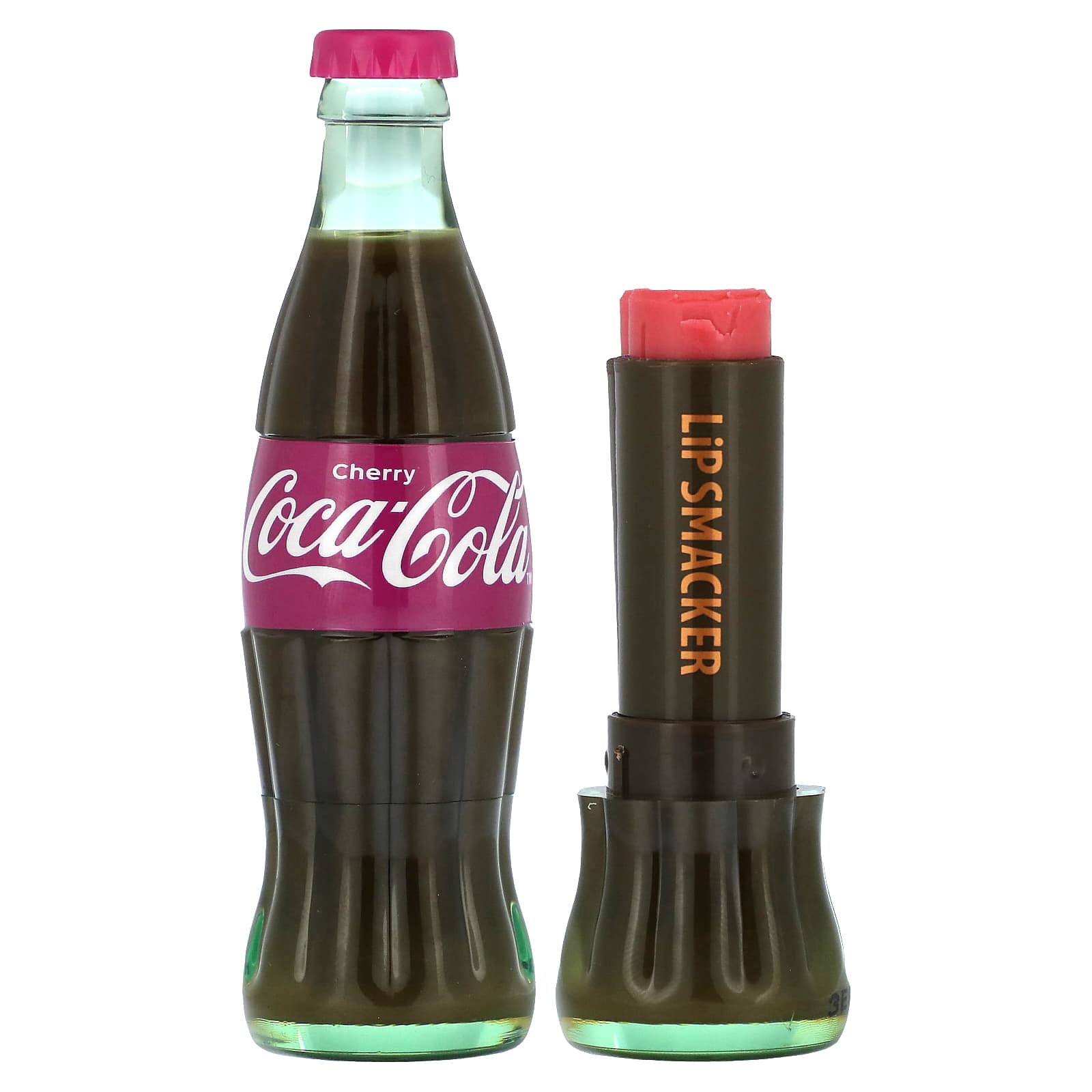 Lip Smacker, Coca-Cola, Lip Balm, Cherry Coke Bottle, 0.14 oz (4 g) - Image 1