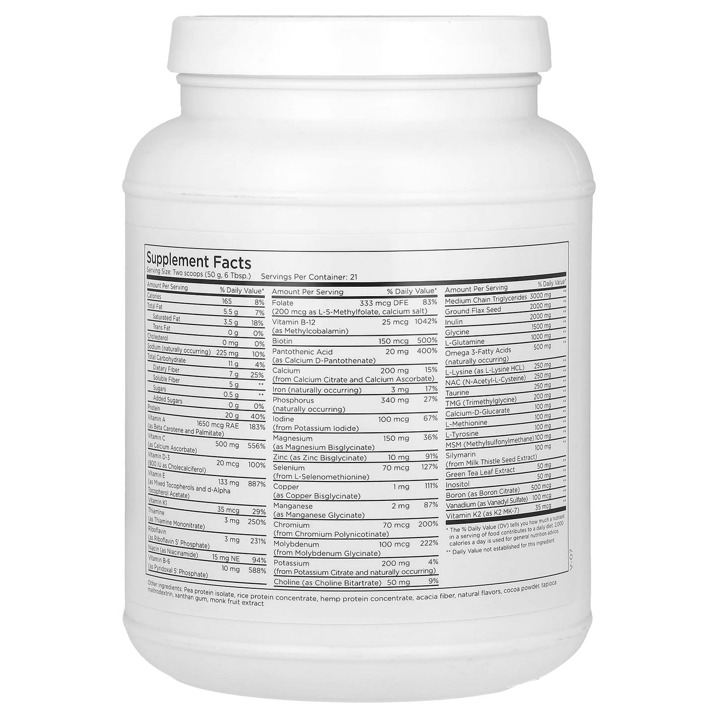 Metabolic Maintenance, Metabolic Detox Complete, Natural Chocolate, 2.3 lb (1.05 kg) - Image 2