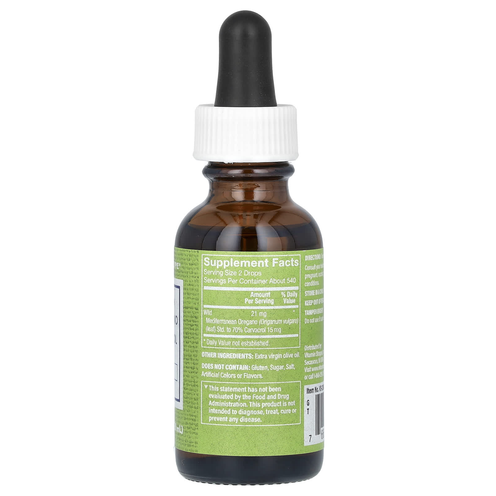 The Vitamin Shoppe, Extra Strength, Oil of Oregano, 1 fl oz (30 ml) (21 mg per Serving)