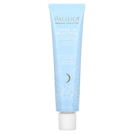 Pacifica, Wake Up Beautiful, Waterless Cleansing Balm, Quinoa & Mushroom, 2.5 fl oz (75 ml) - Image 1