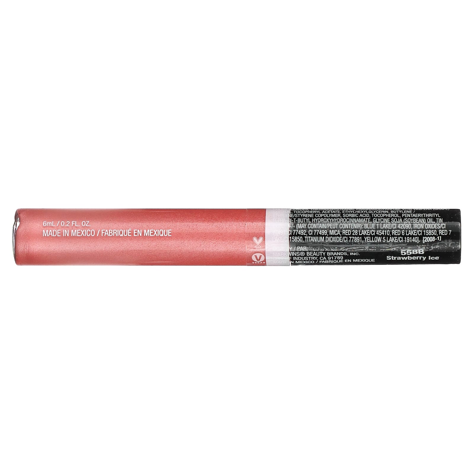 wet n wild, MegaSlicks, Lip Gloss, 558B Strawberry Ice, 0.2 fl oz (6 ml) - Image 2