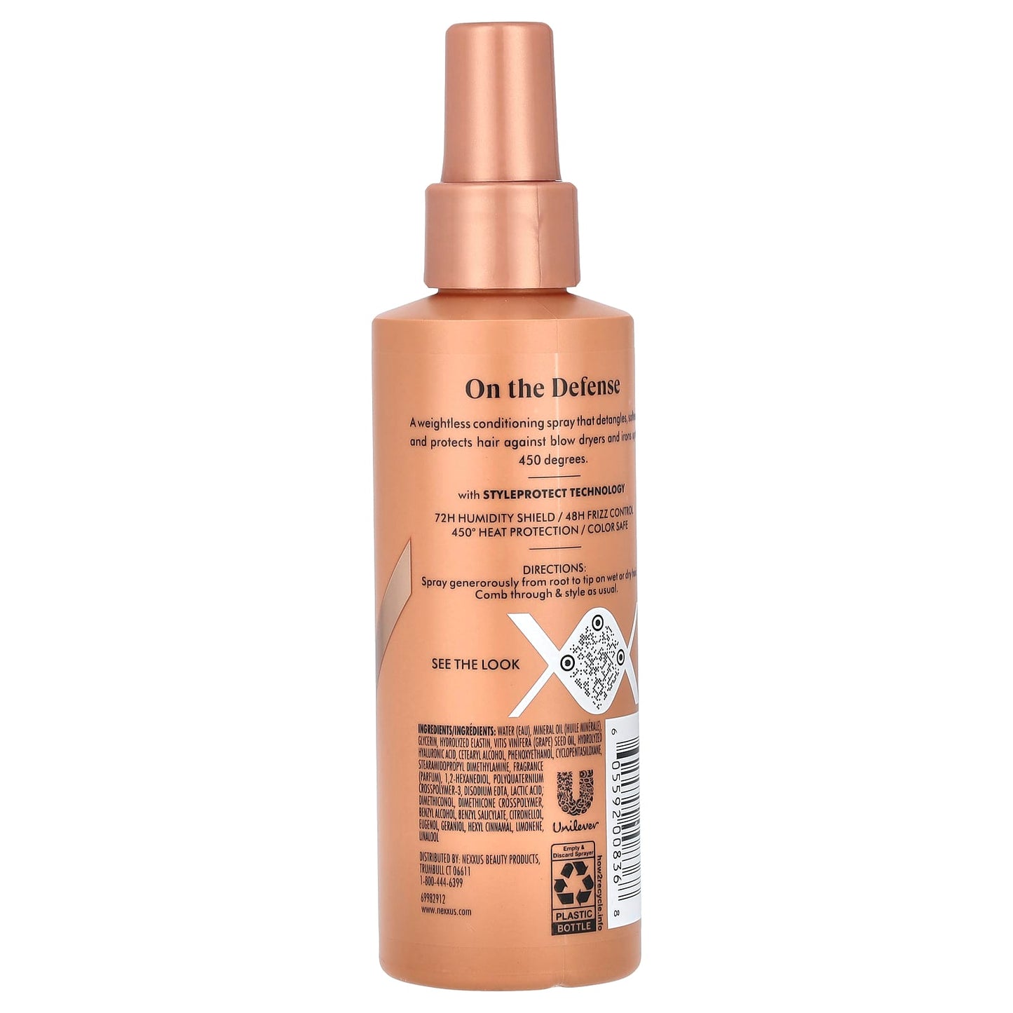 Nexxus, Prep & Protect Heat Defense Spray, 6 fl oz (177 ml) - Image 2
