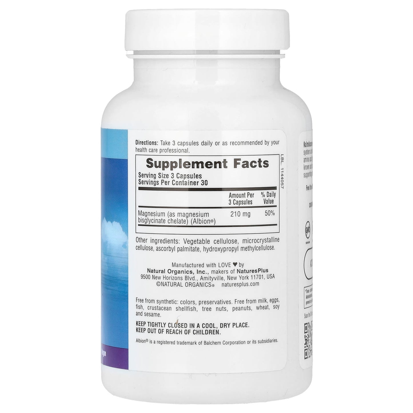 NaturesPlus, KalmAssure, Magnesium Glycinate, 90 Capsules (70 mg per Capsule) - Image 2