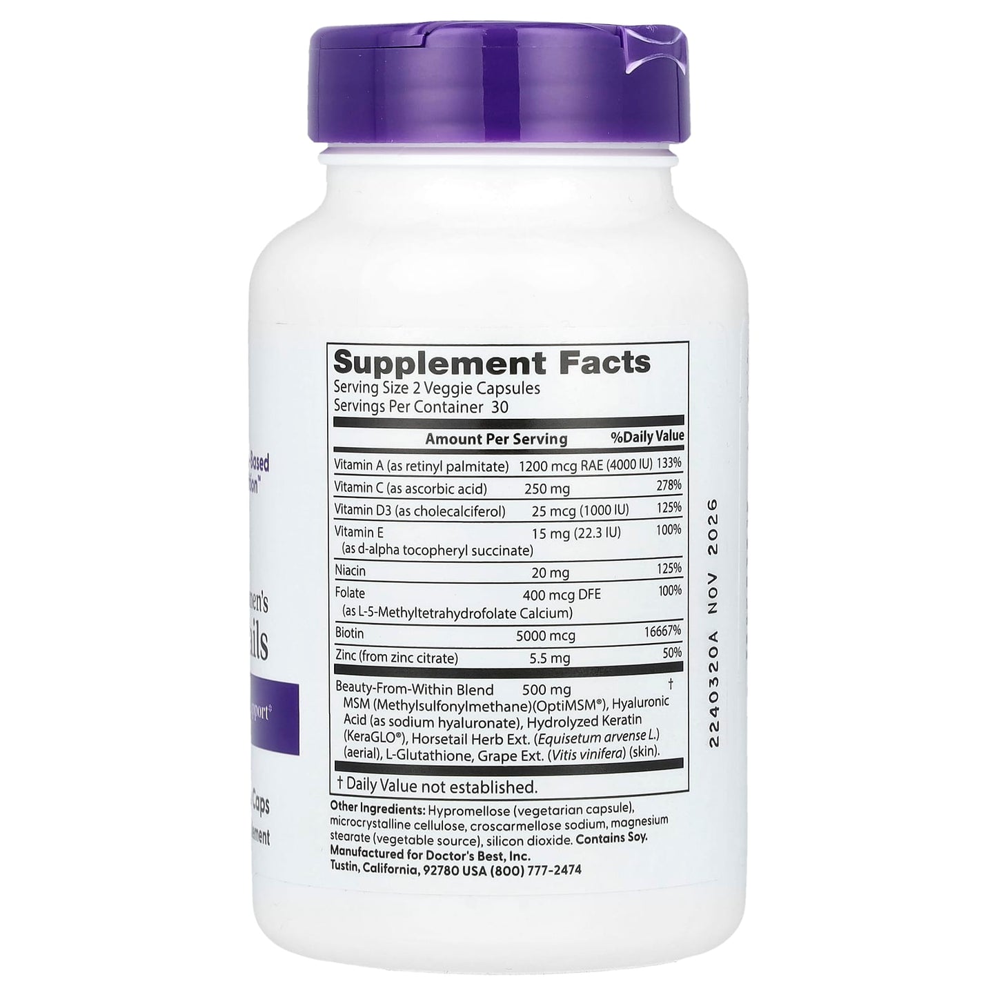 Doctor's Best - Comprehensive Beauty Support for Women - Image 2