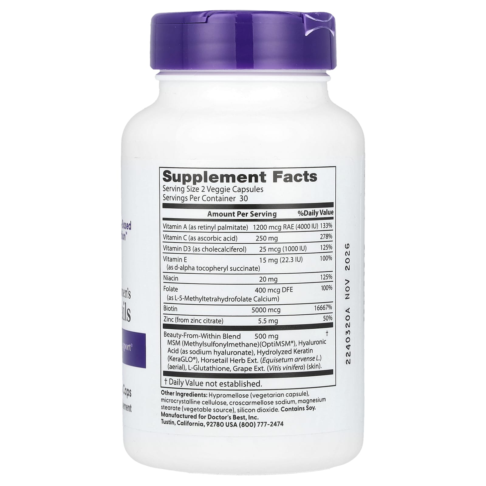 Doctor's Best - Comprehensive Beauty Support for Women - Image 2